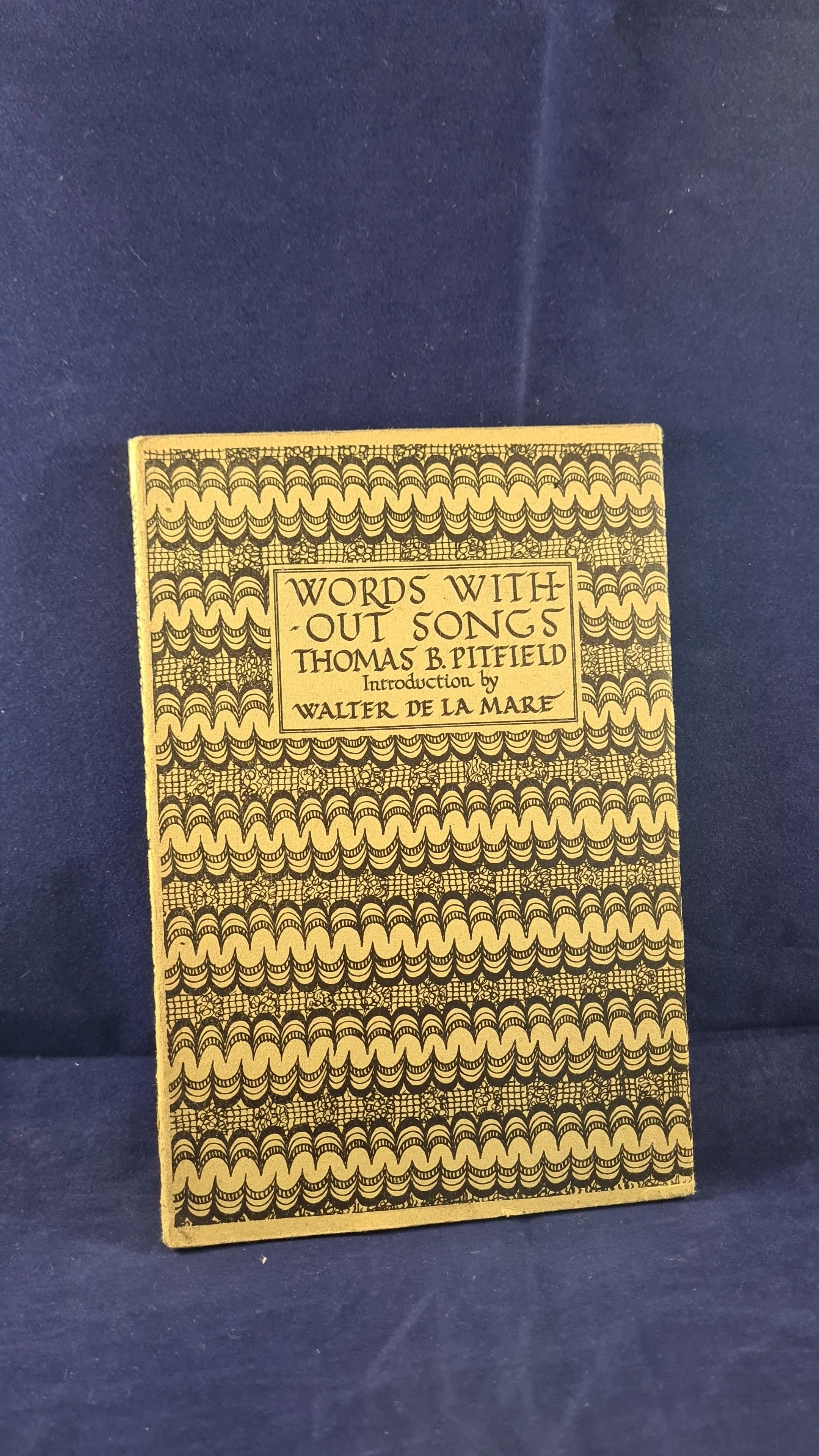 Thomas B Pitfield - Words Without Songs, John Sherratt, 1951