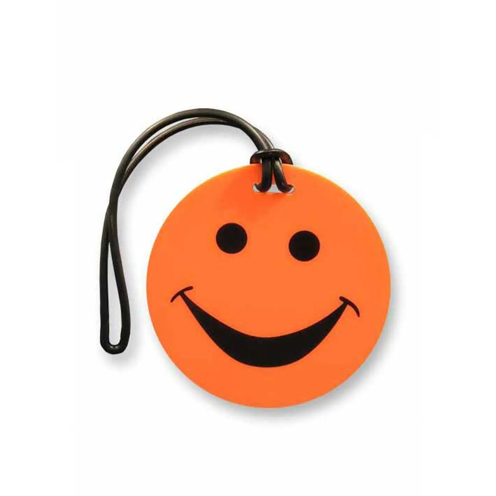 Tosca Happy Face Luggage Tag Orange