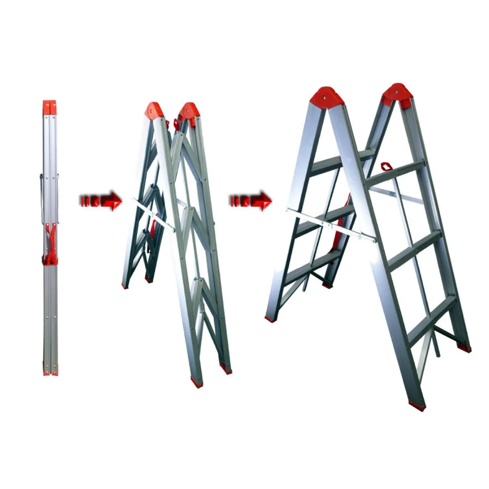 TRA - 3 Step Aluminium Collapsible Box Ladder