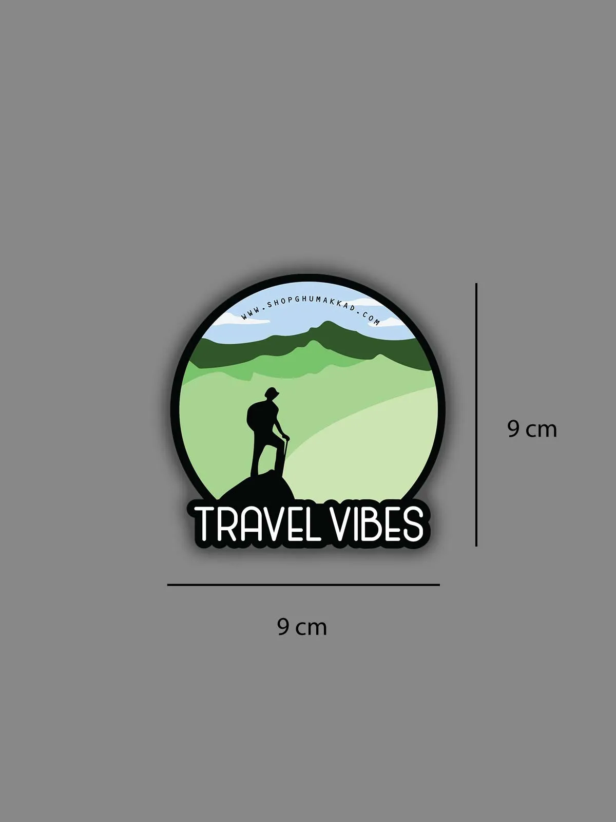 Travel Vibe | Laptop / Car Sticker