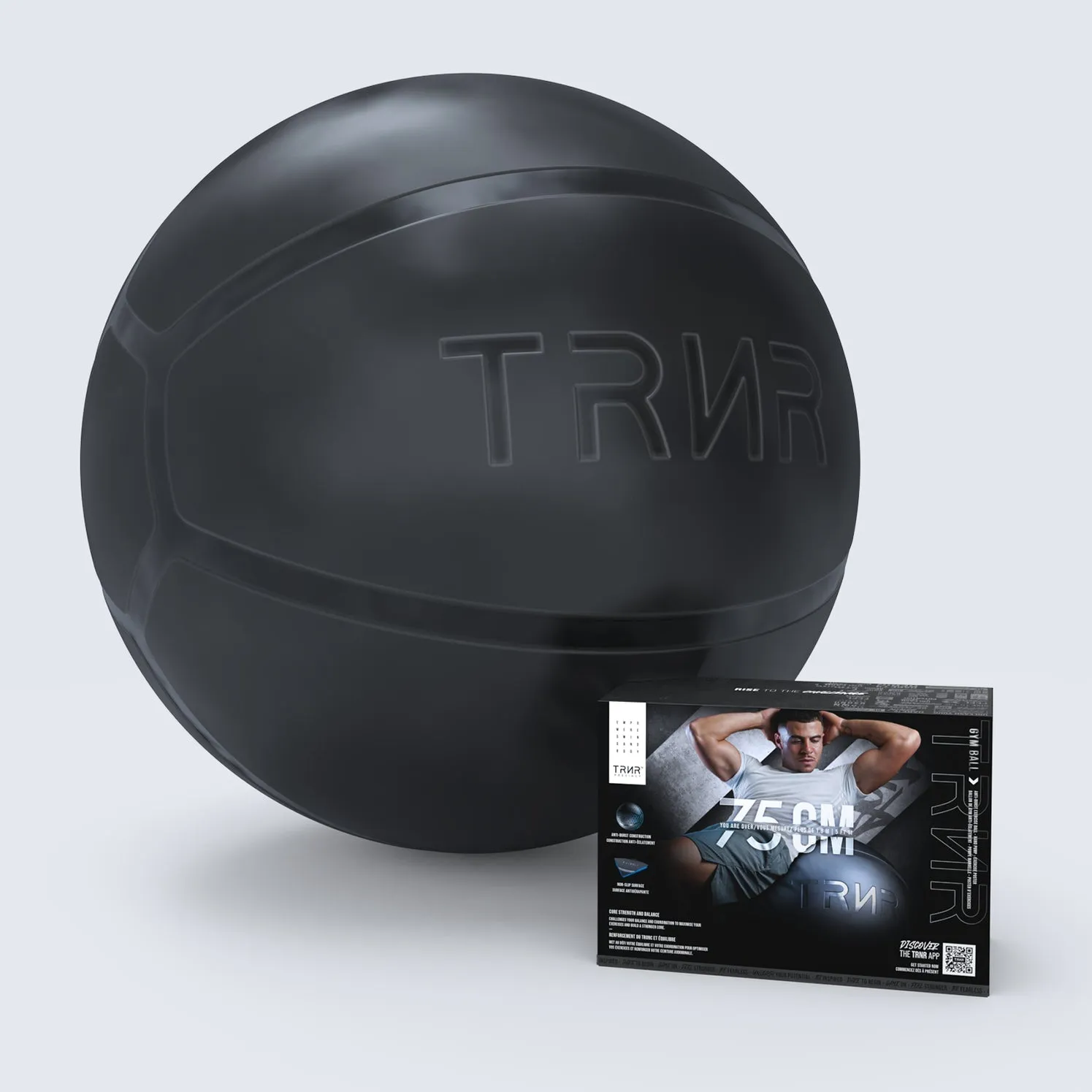 TRNR Gym Ball, Anti-burst Exercise Ball