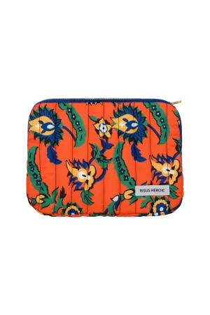 Turuncu Desenli Laptop Kılıfı