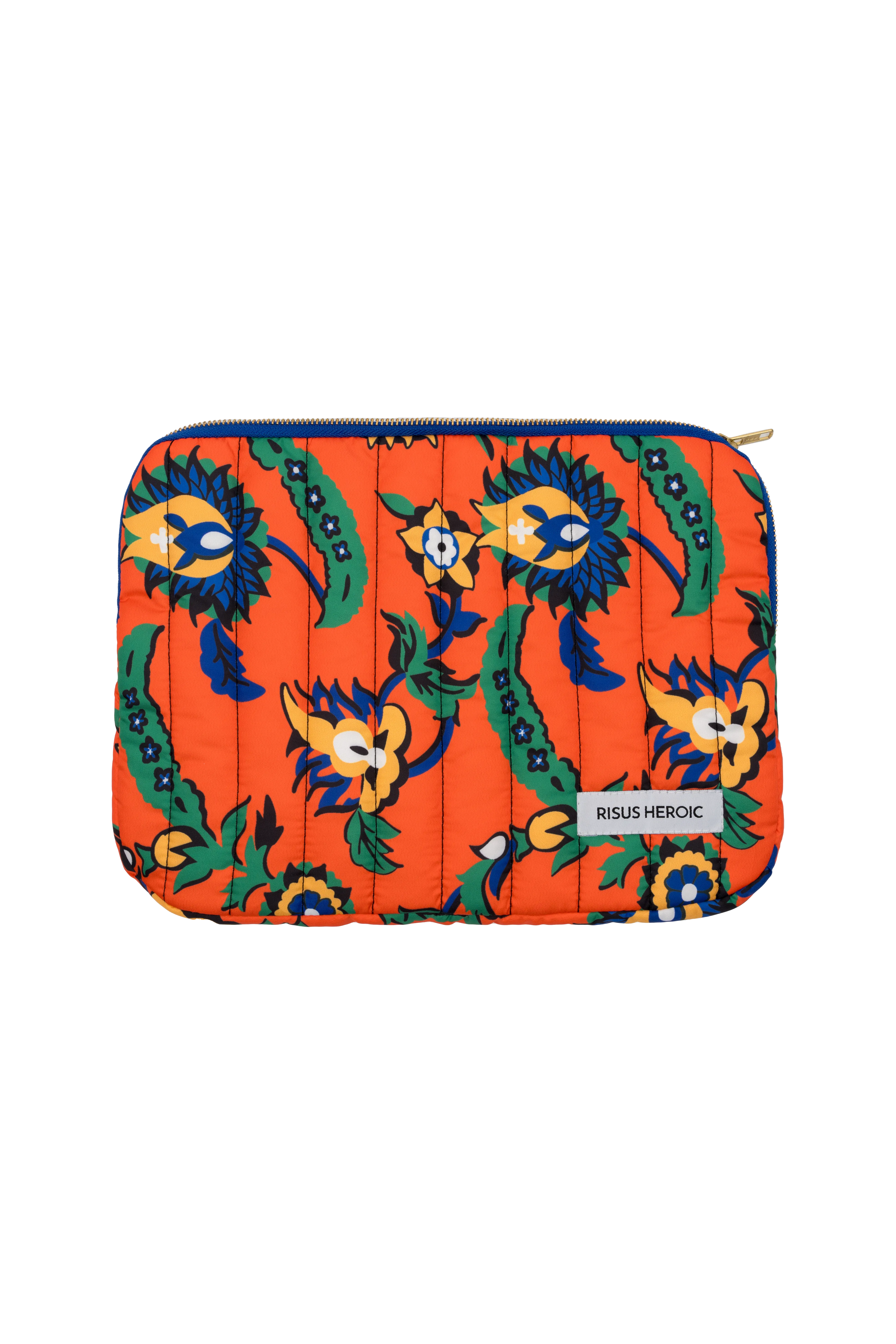 Turuncu Desenli Laptop Kılıfı