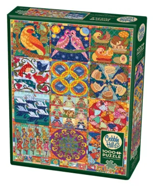 Twelve Days of Christmas Quilt - 1000pc