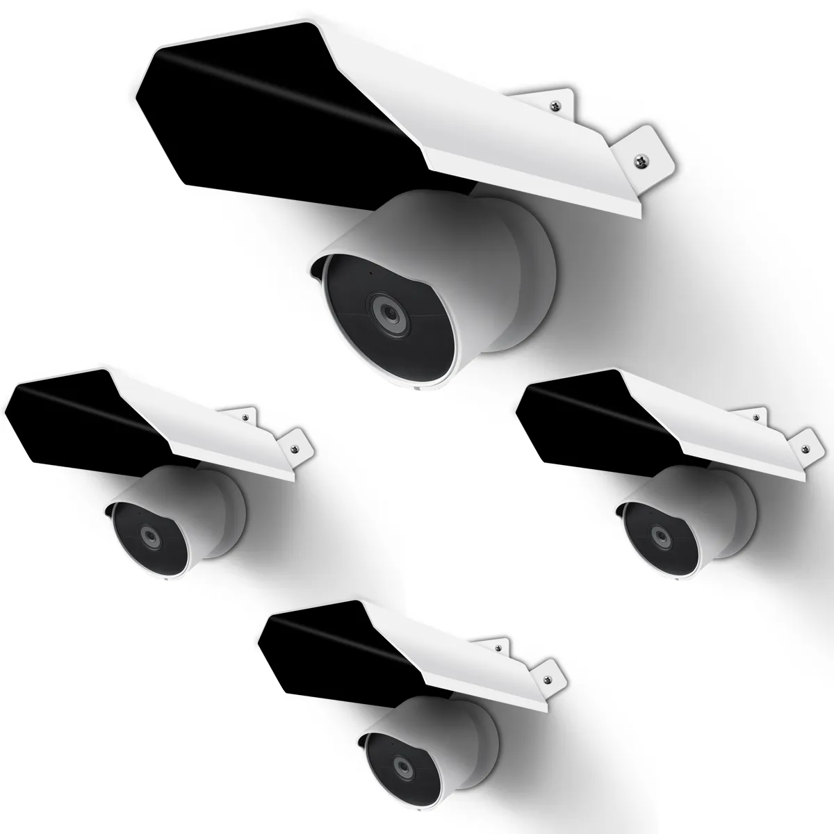 Universal Security Camera Sun Rain Cover Shield, Protective Roof for Dome/Bullet Outdoor Camera