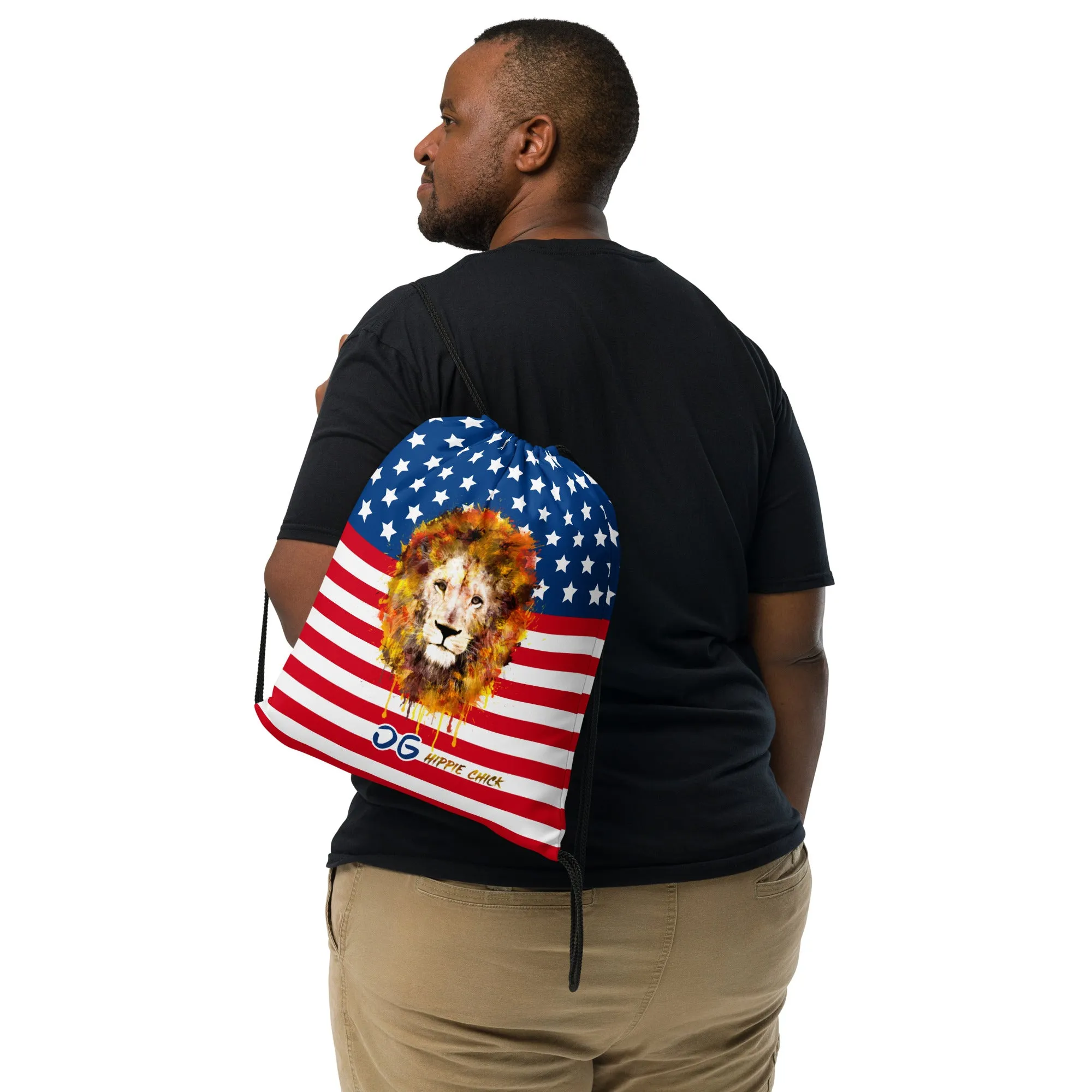 USA Drawstring Bag