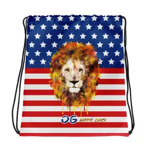 USA Drawstring Bag