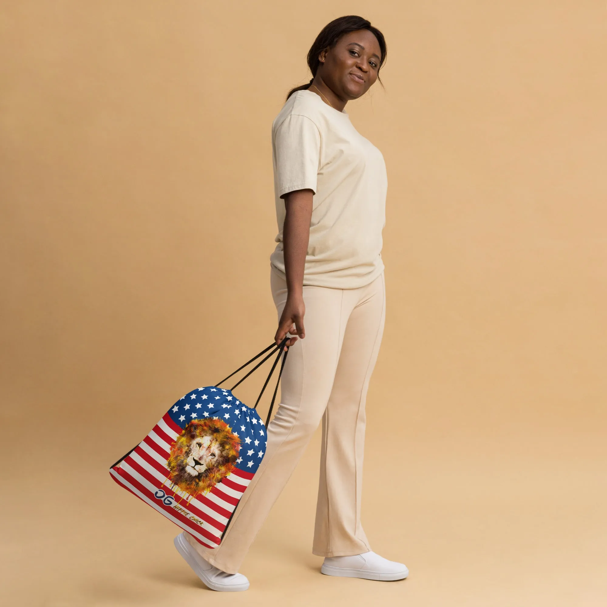 USA Drawstring Bag