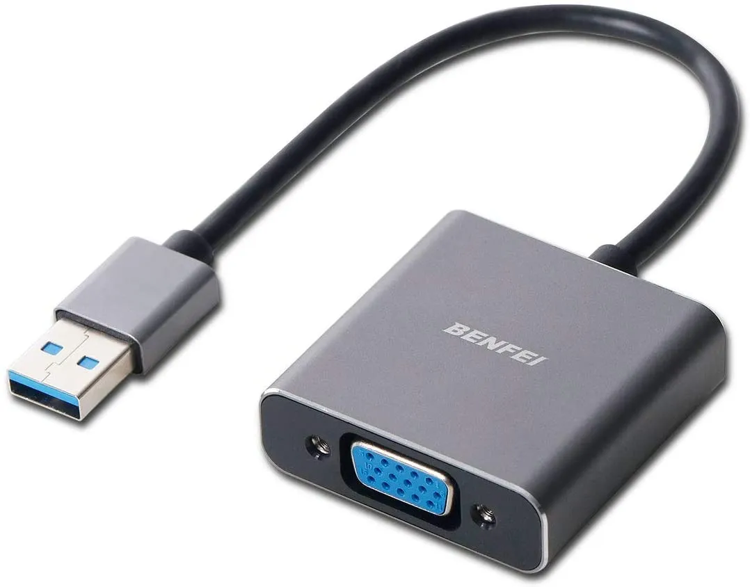 USB 3.0 to VGA Adapter, USB 3.0 to VGA Male to Female Adapter