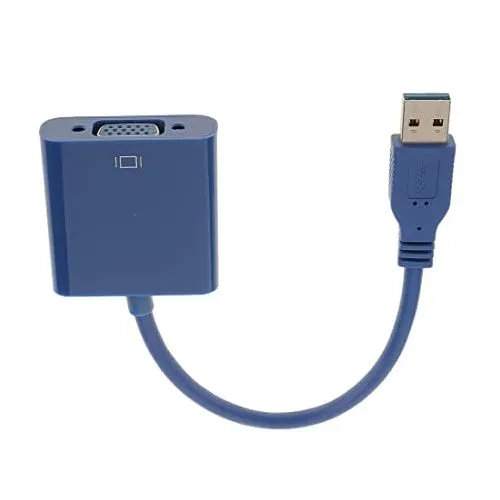 USB 3.0 to VGA Adapter, USB 3.0 to VGA Male to Female Adapter
