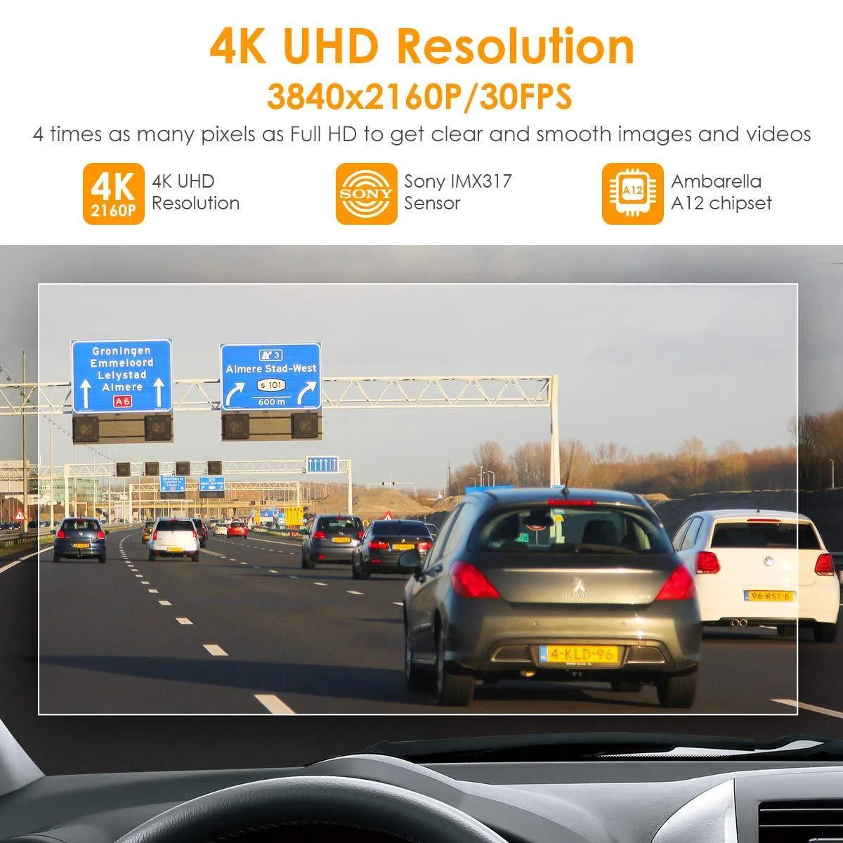 Vantrue X4 UHD 4K Dash Camera