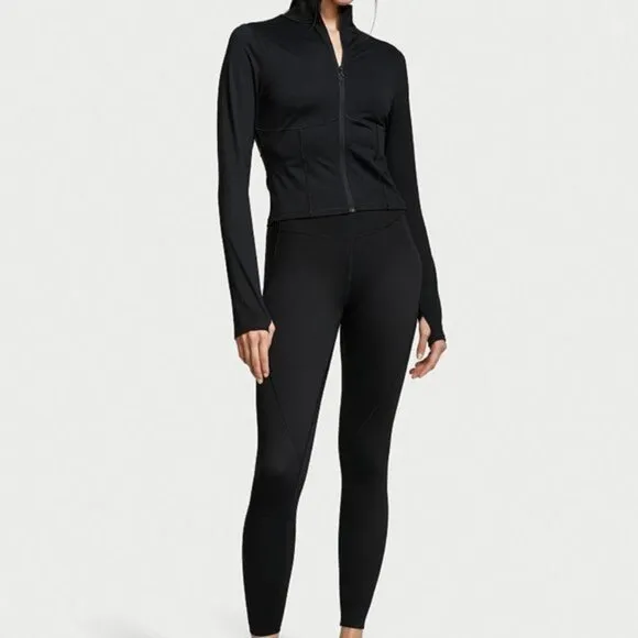 Victoria’s Secret sports Black jacket Meduim Full Zip Gym