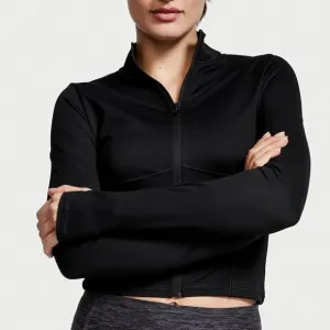 Victoria’s Secret sports Black jacket Meduim Full Zip Gym