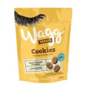 Wagg Cookie Peanut & Banana 125g x 7