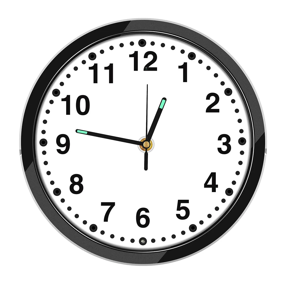 Wall Clock Spy Camera Wireless Wi-Fi App Night Vision Motion Detection Video Recorder