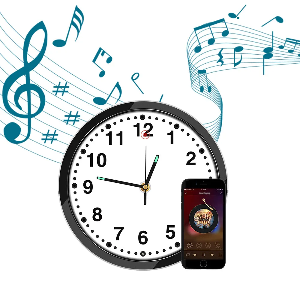 Wall Clock Spy Camera Wireless Wi-Fi App Night Vision Motion Detection Video Recorder