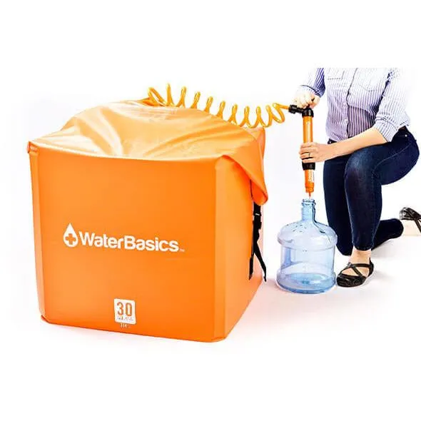 WaterBasics - Emergency Water Storage Kit, 60 Gallon (227l)