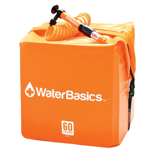 WaterBasics - Emergency Water Storage Kit, 60 Gallon (227l)