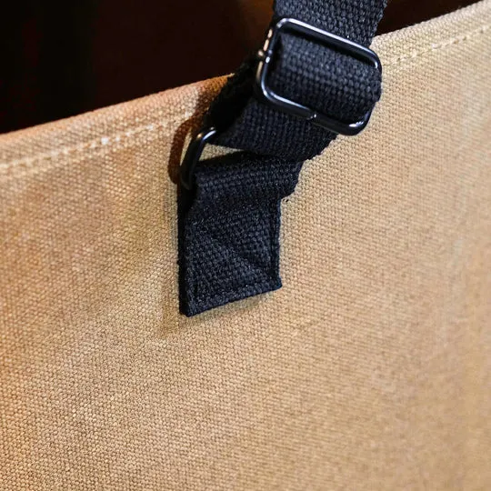 Waxed Canvas Firewood Bag