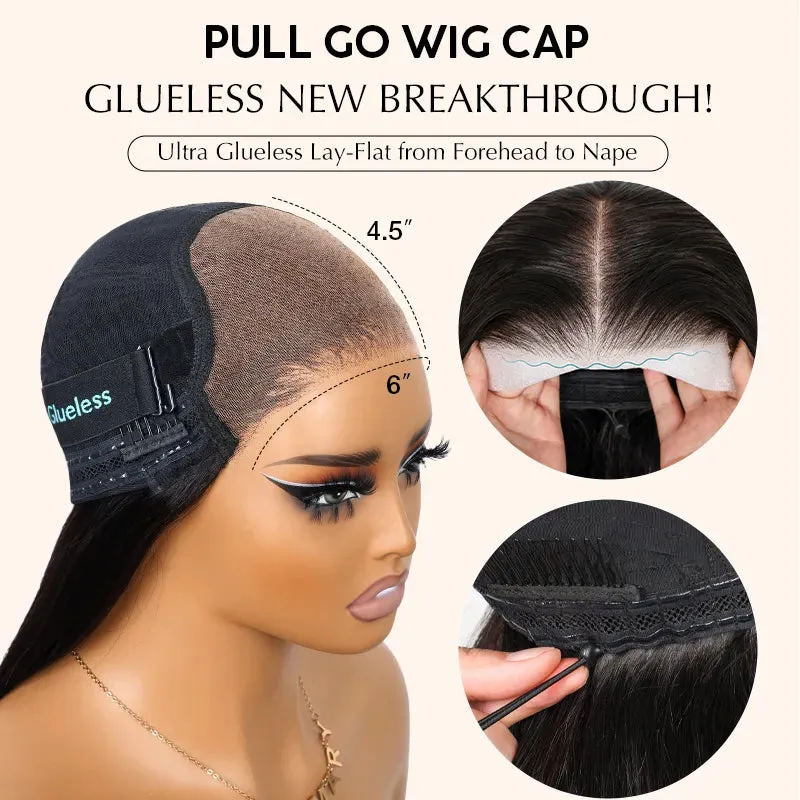Wear And Go Balayage Highlight Color Glueless Deep Wave Pre Cut Lace Wig Ready to Wear Wig with Pre Plucked Hairline & Bleached Knots