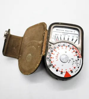 Weston Master V vintage camera light exposure meter Model 748 1963 Steampunk