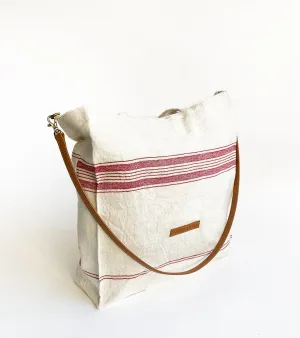White ash tote bag