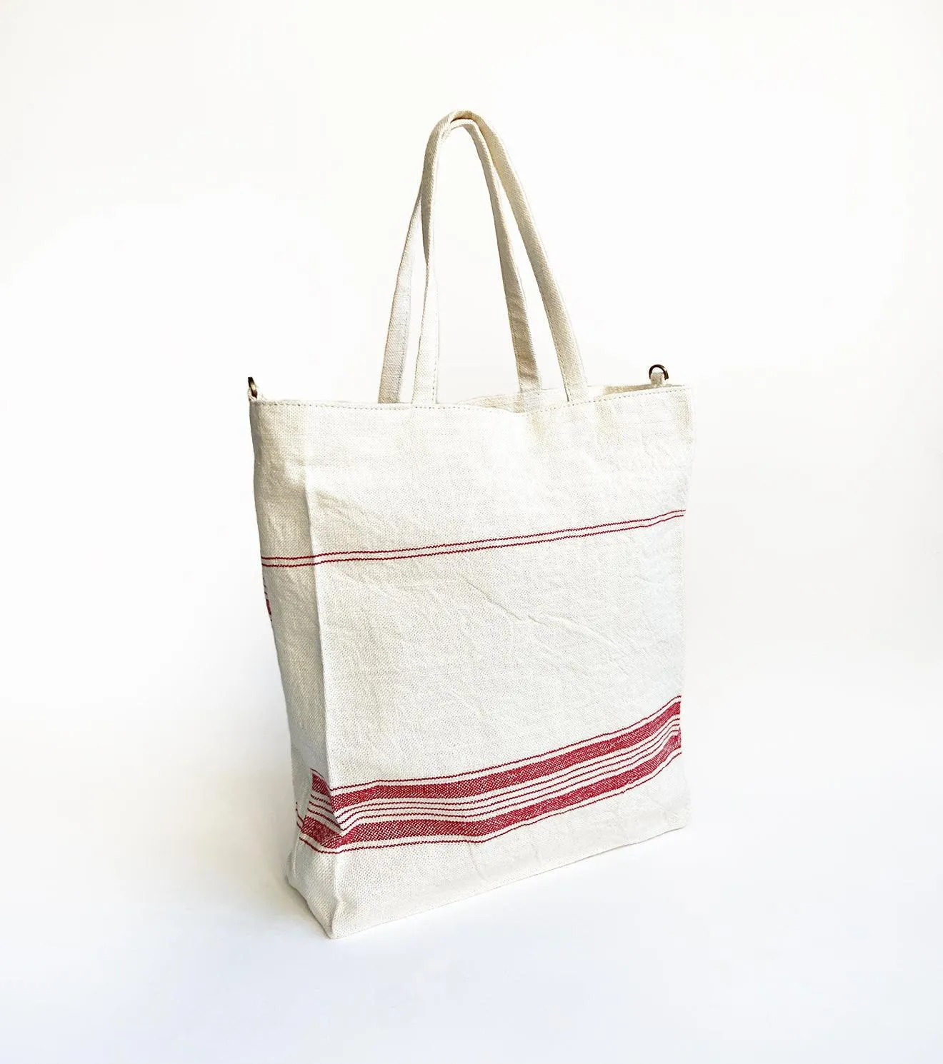 White ash tote bag