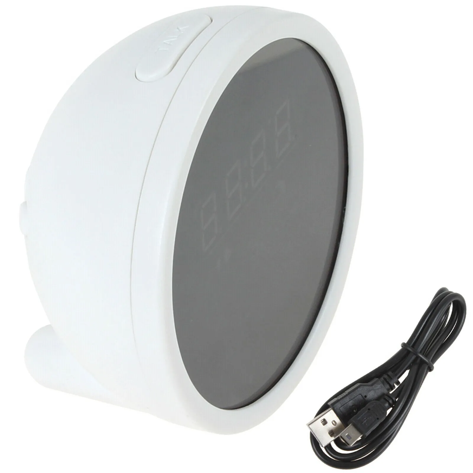 Wireless Wi-Fi HD 1080p Video Camera Alarm Clock for iPhone Android App