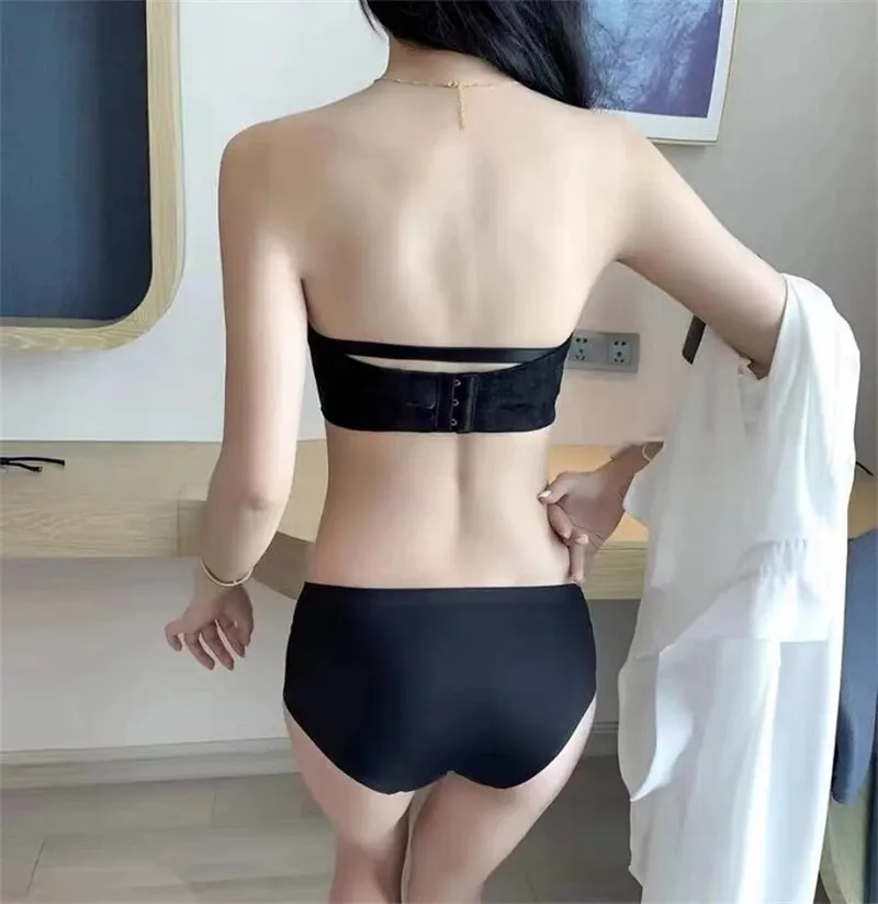 Women's Small Chest Underwear: Gathered, No Steel Ring, Anti - Sagging, Detachable Straps, Non - Slip, Sexy Bra