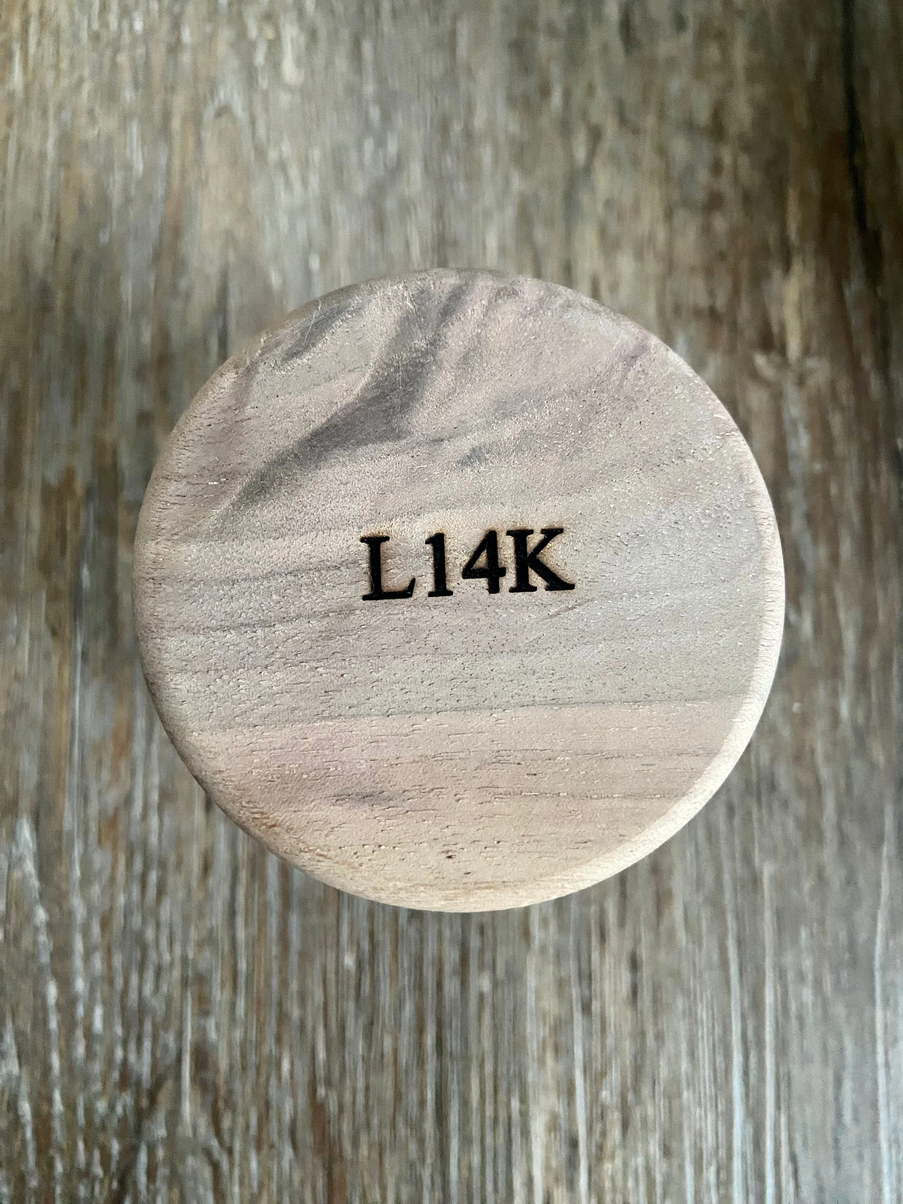Wood Grinder   Glass Storage Jar -Personalize Engrave Top