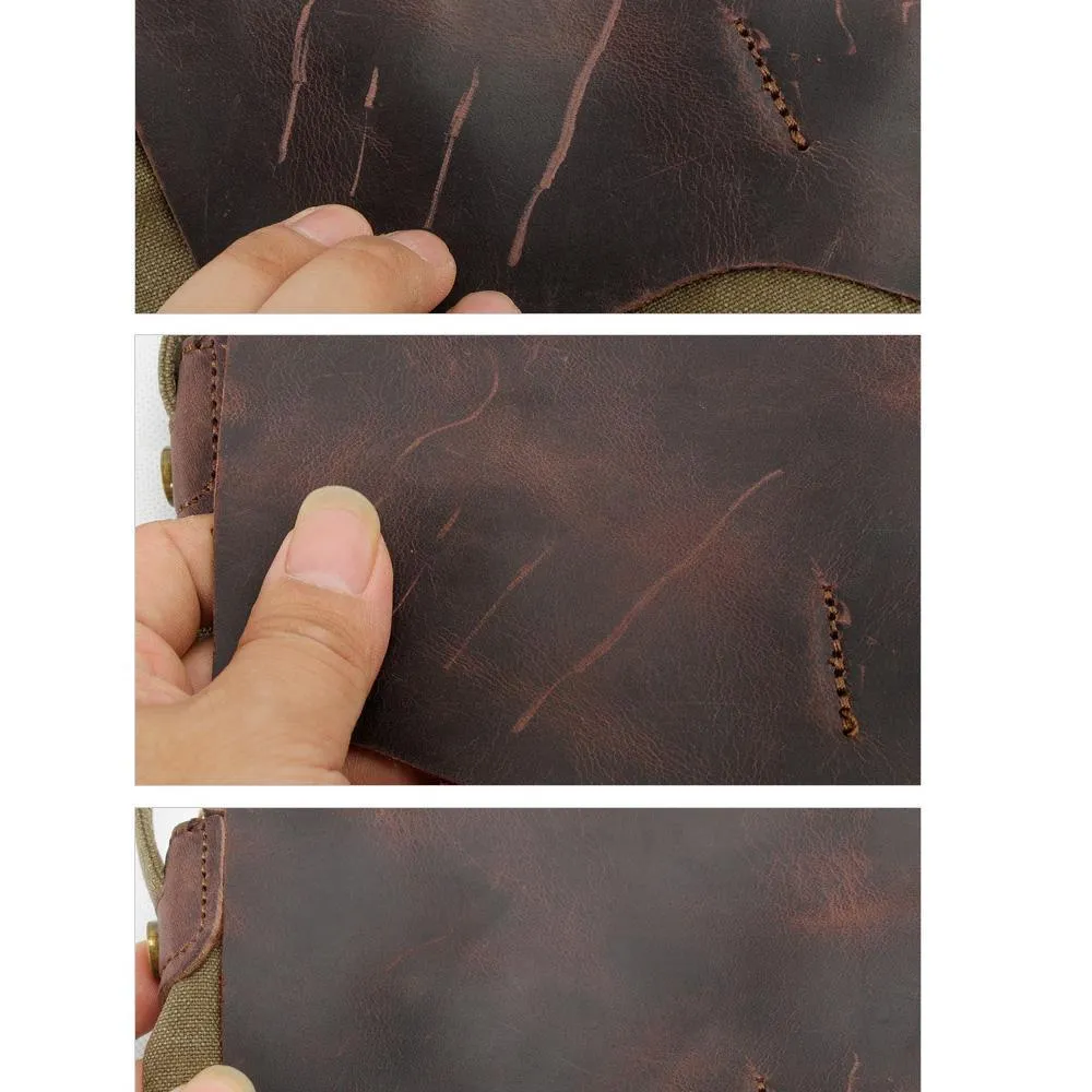 Woosir Soft Leather Large Tote with Zipper