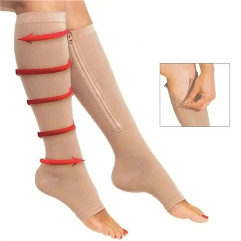 Zipper Compression Socks
