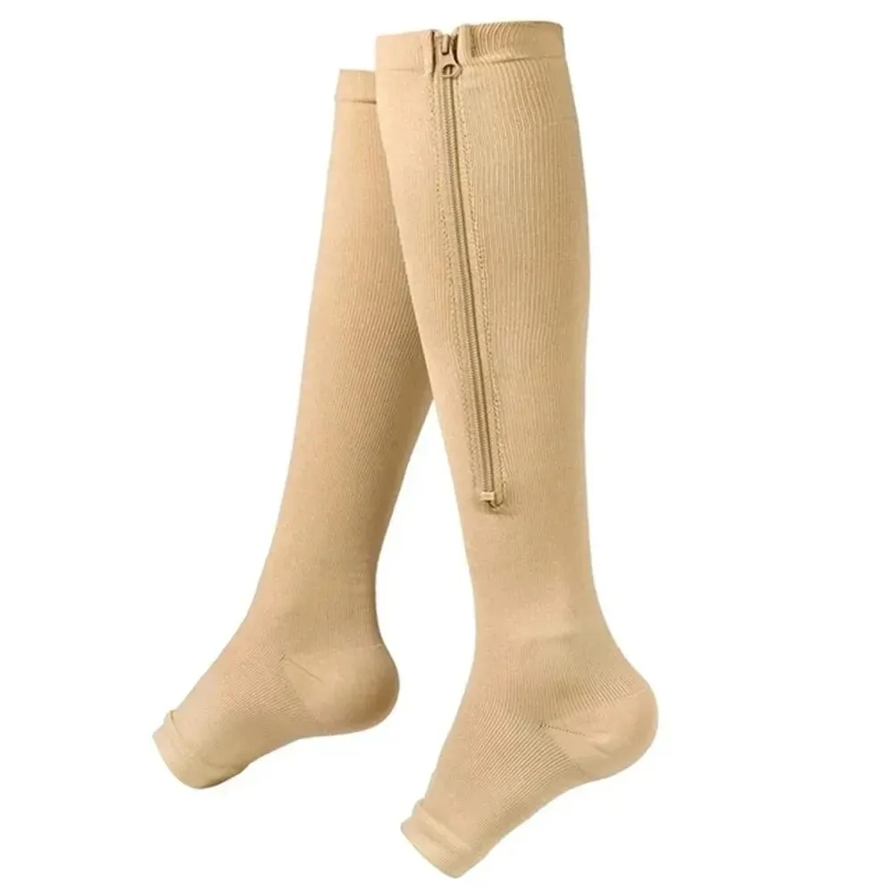 Zipper Compression Socks